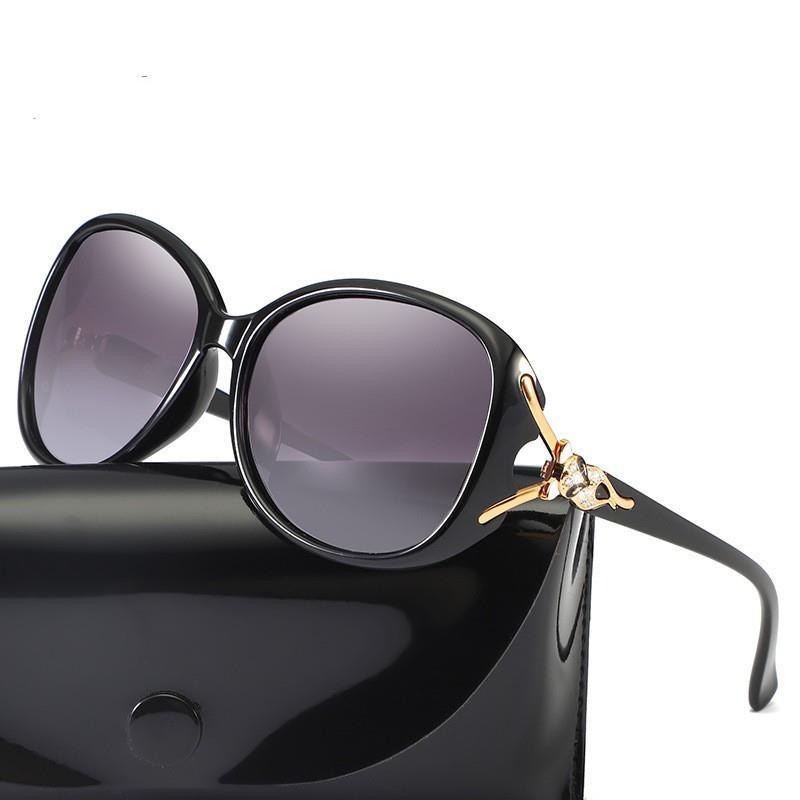 Wholesale Women's Fox Head Large Frame Gradient Sunglasses