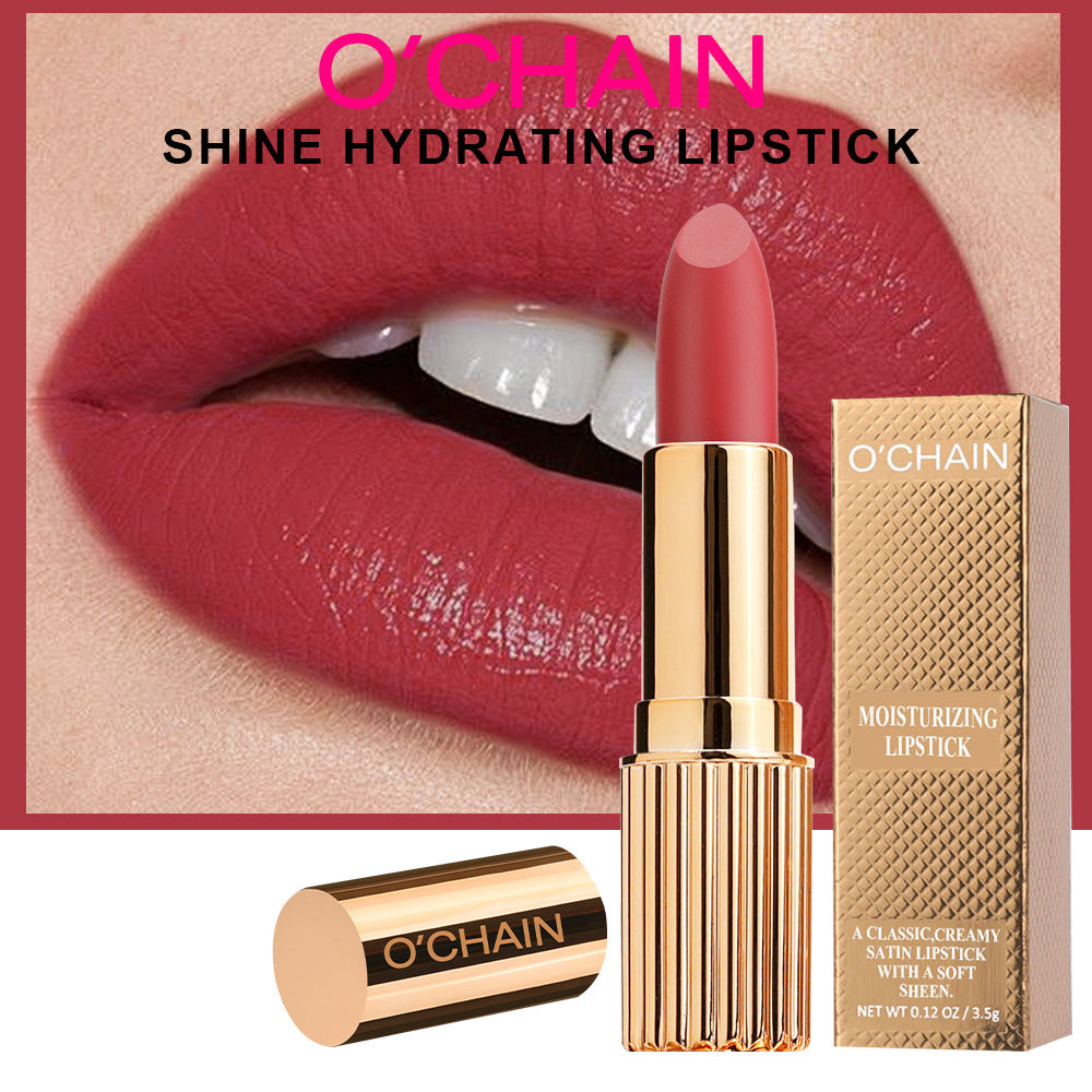 Wholesale No fading, no fading lipstick, no stain, lip plumping mirror moisturizing lipstick