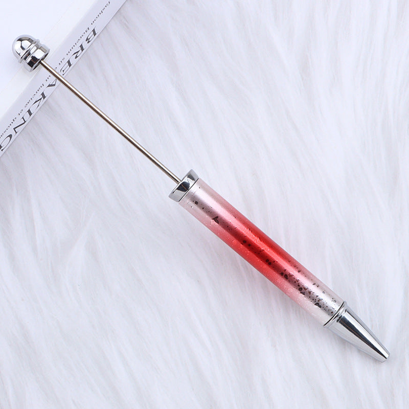 Wholesale Beadable Pensdiy UV Electroplating Starry Sky Sequins Gradient Beaded Ballpoint Pen