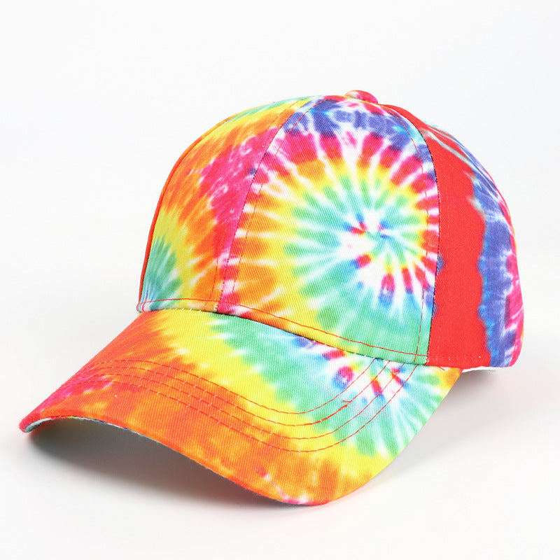 Wholesale Cotton New Tie-dye Personality 3D Printing Pattern Baseball Cap