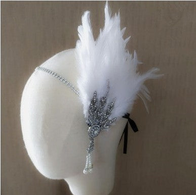 Wholesale Pearl Feather Alloy Headband
