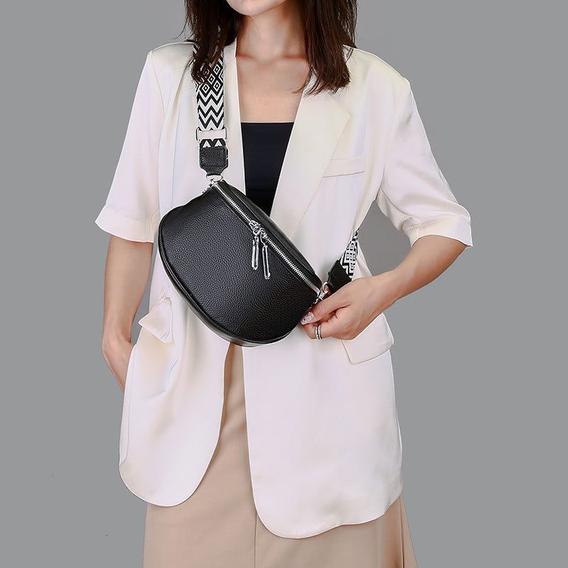 Wholesale Crossbody Leather Saddle Bag