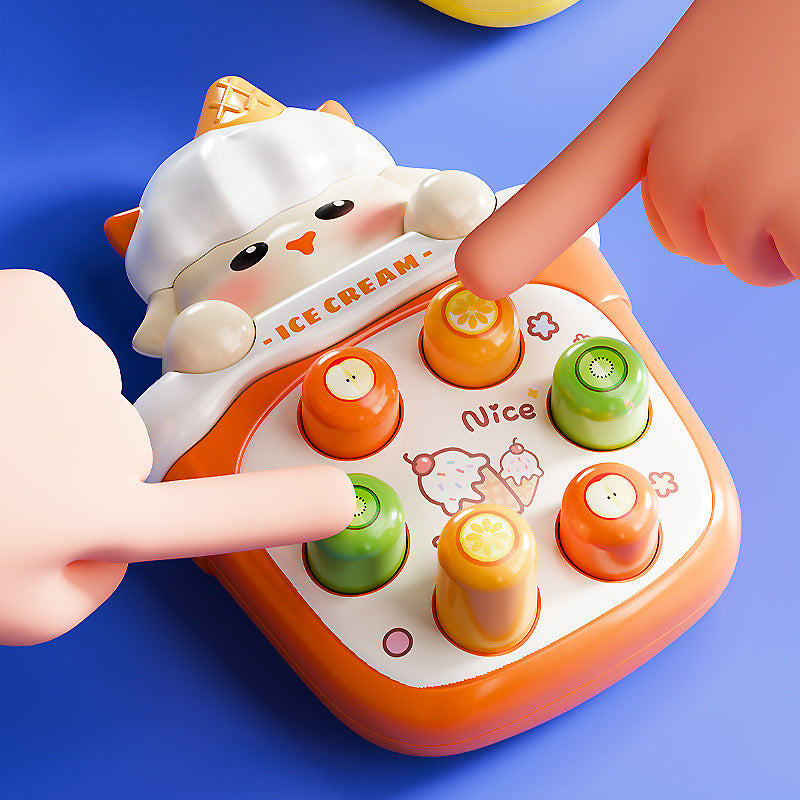 Wholesale Handheld Whack-a-mole Children's Pressing Fun Parent-child Interactive Baby Early Education Educational Finger Pressing Toy