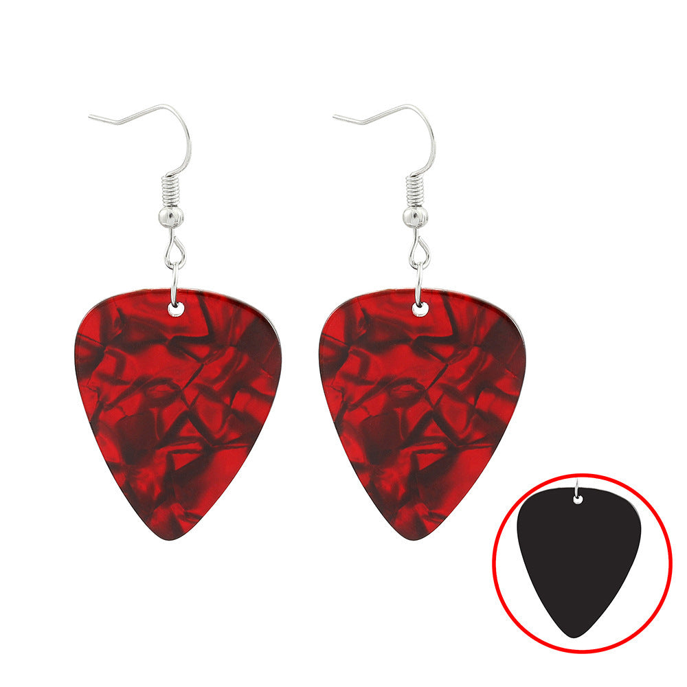 Wholesale Guitar pick necklace acrylic Necklace