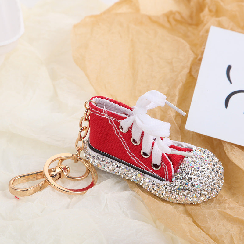 Wholesale Crystal Shoe Pendant Metal Car Key Pendant