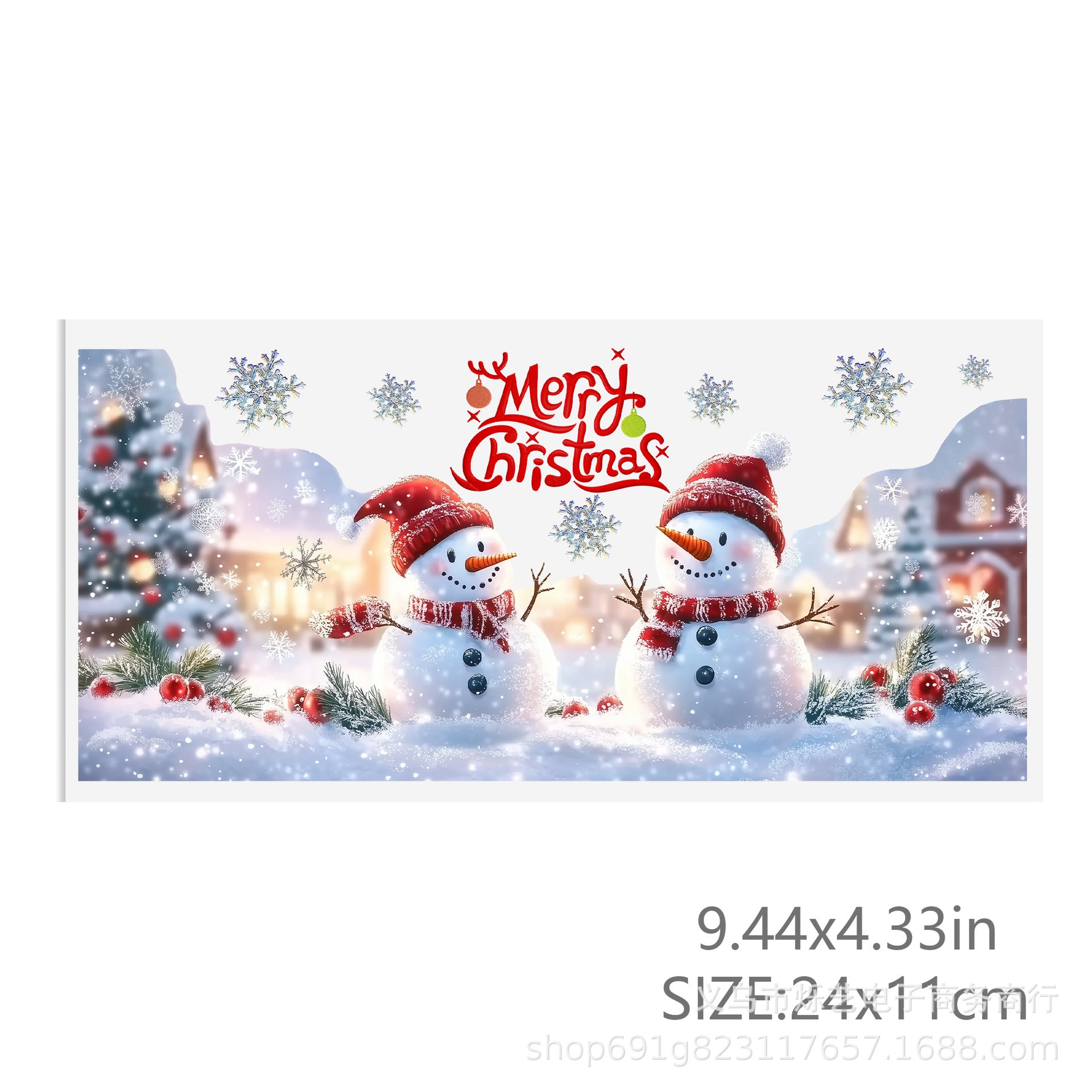 Wholesale 2pcs Christmas Collection 16oz Cup UV DTF Wraps