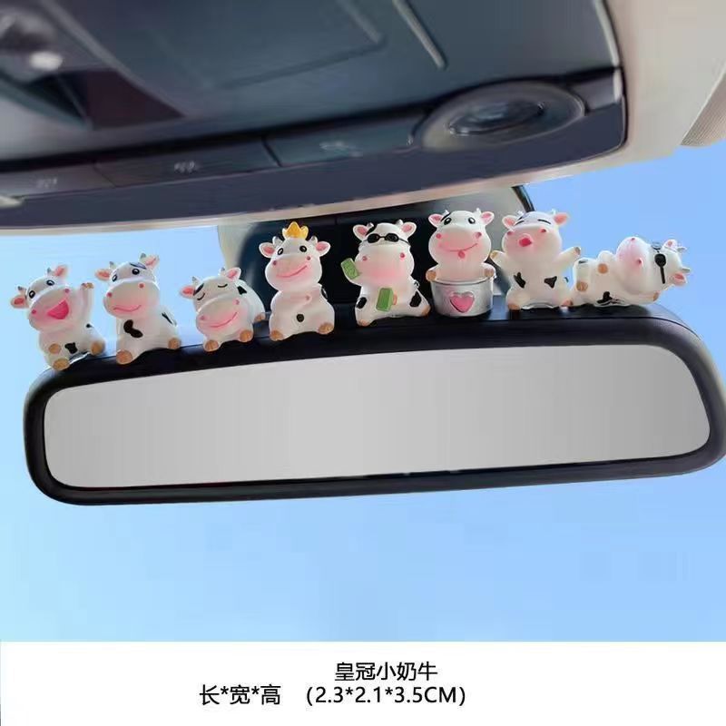 Wholesale Cloth Velvet Cow Car Accessories