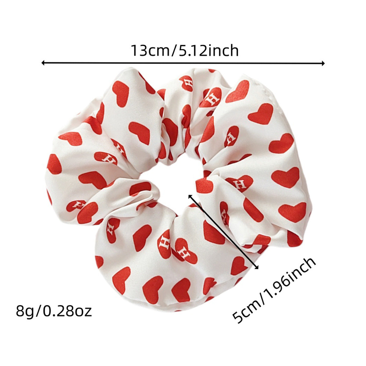 Wholesale Sweet Love Valentine' s Day Romantic Fabric Hairbands