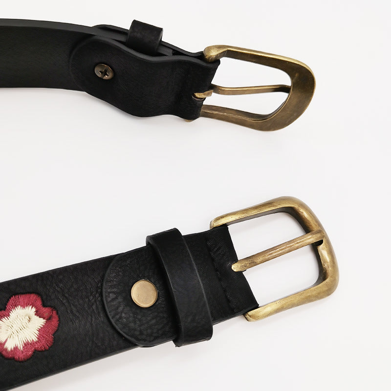 Wholesale Classic Chinese style embroidered belt