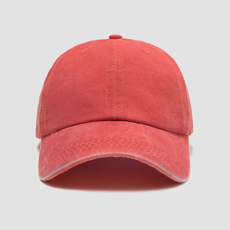 Wholesale Wholesale vintage embroidered logo distressed soft top cap