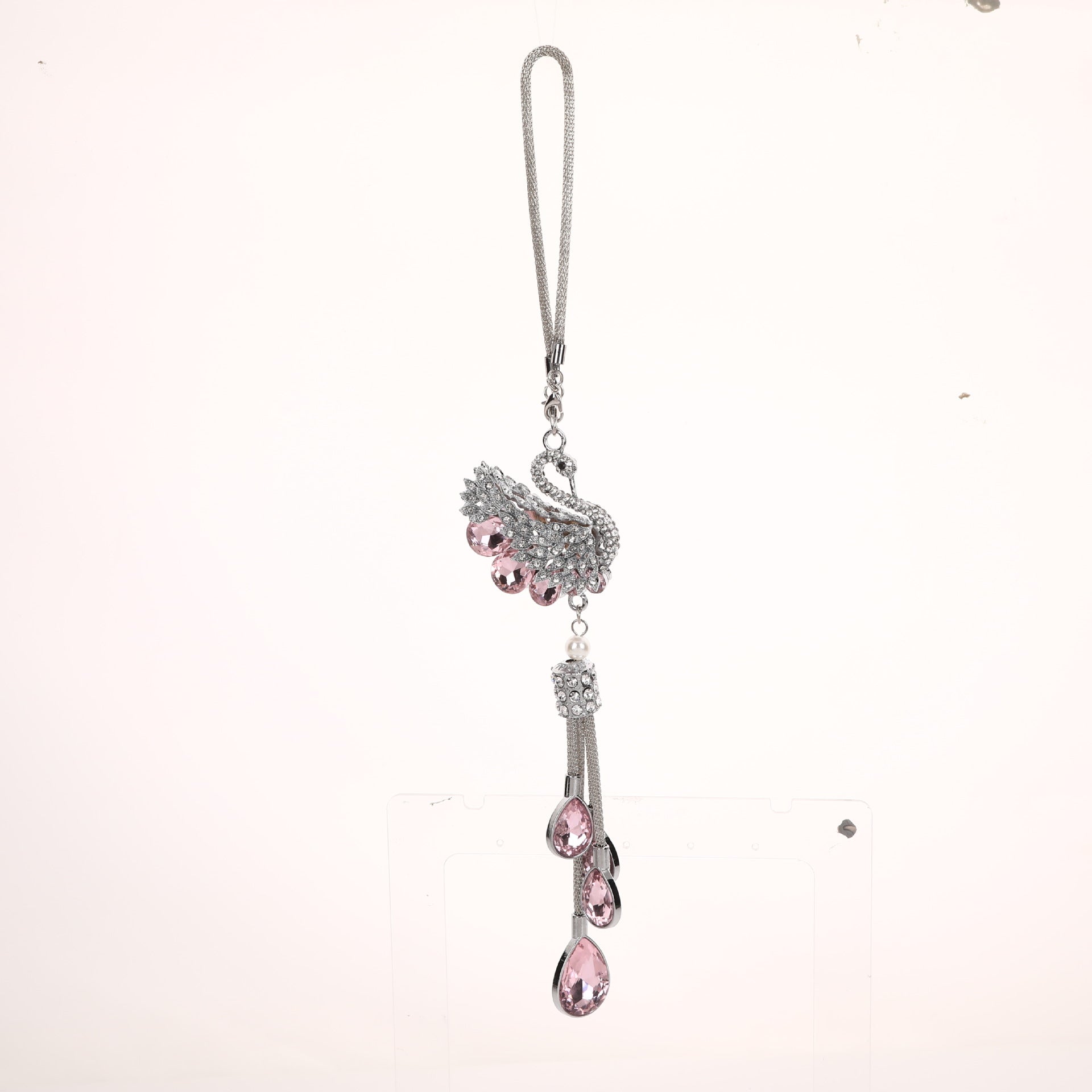 Wholesale Zirconia Swan Keychain