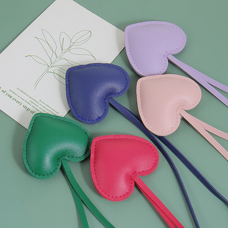 Wholesale Leather Heart-Shaped Hand Strap Keychain