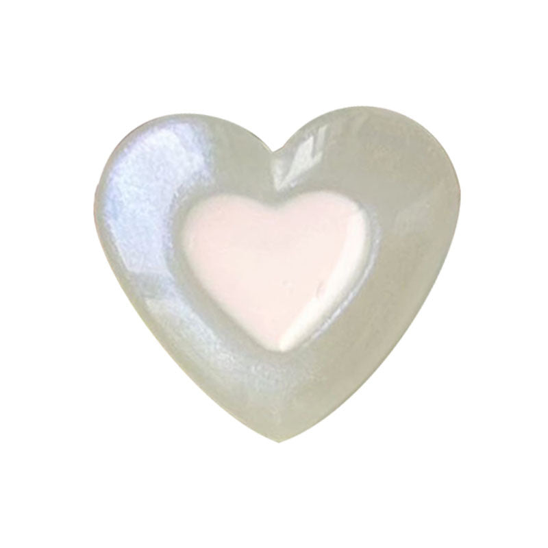 Wholesale 10pcs colorful heart Acrylic Beads