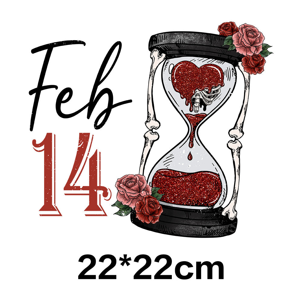 Wholesale Skeleton Valentine' s Day UV DTF Ready To Press Transfers Wraps