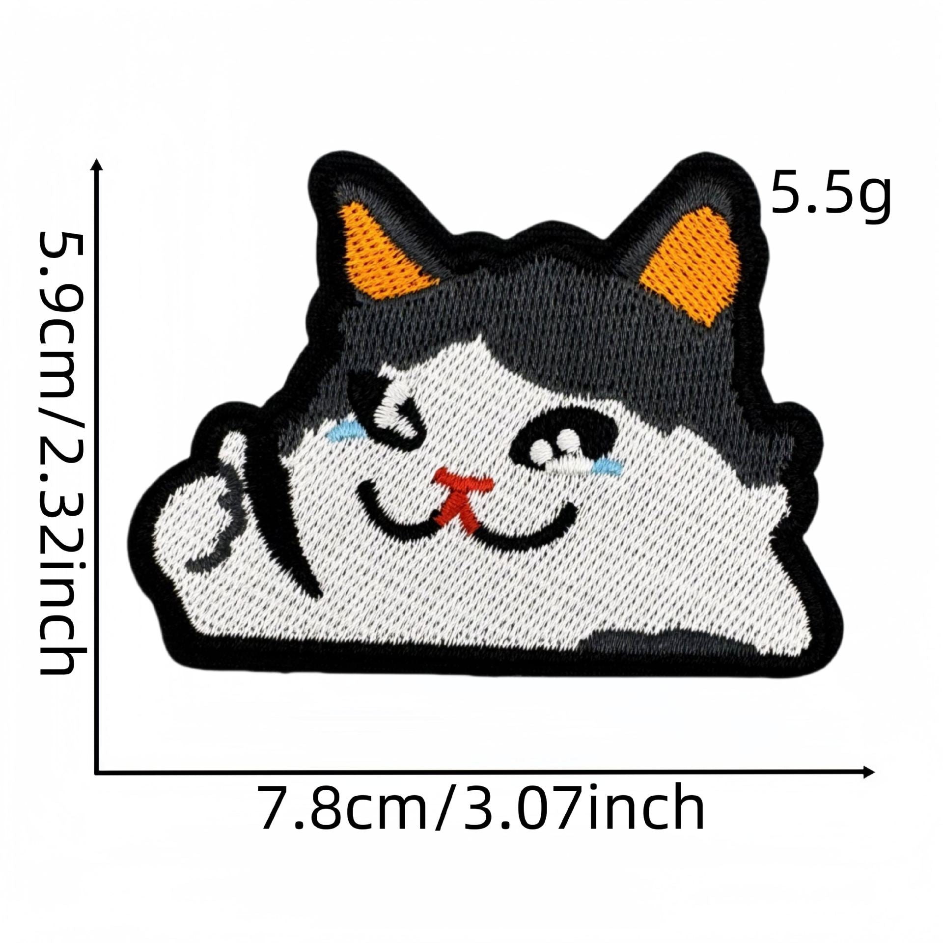 Wholesale Cartoon Fun Quirky Style English Letter Animal Character Velcro Badge Patch