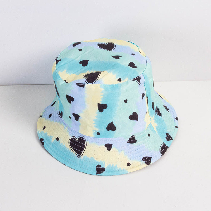 Wholesale polyester colorful letter bucket hat