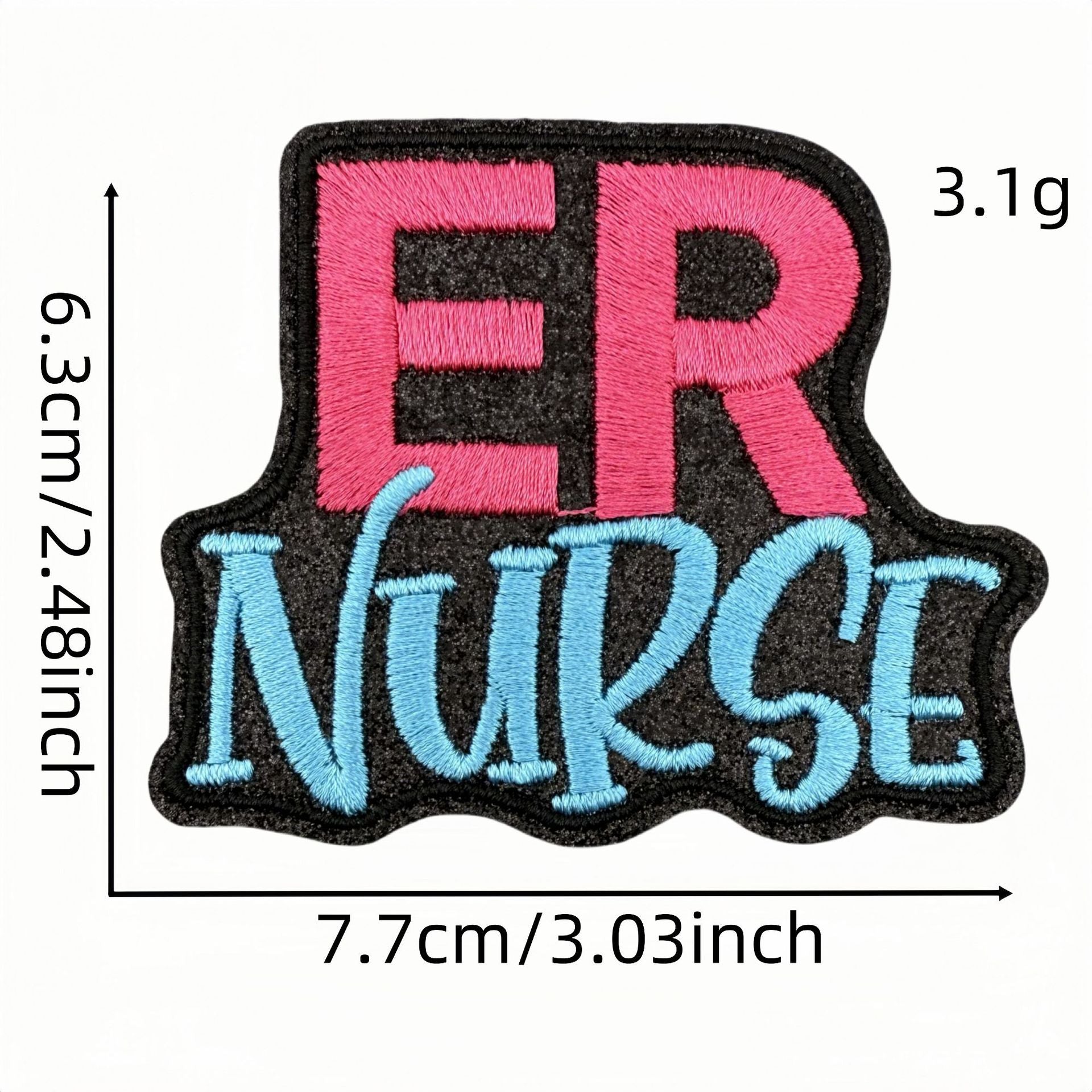 Wholesale Medical embroidery cloth patches embroidery iron-on patches