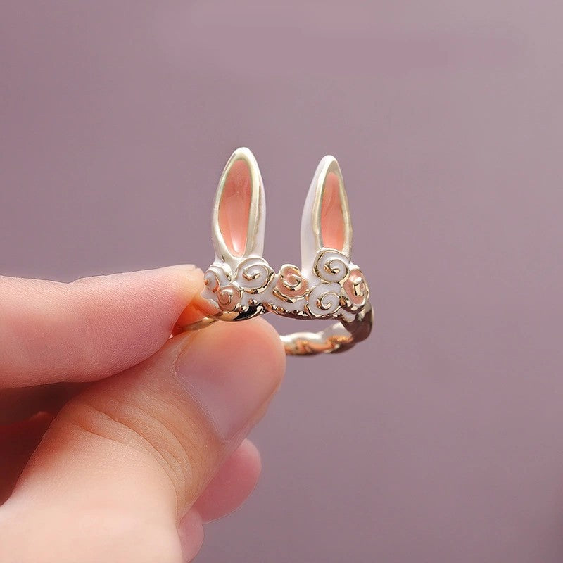 Wholesale Simple cute kitten ring for women