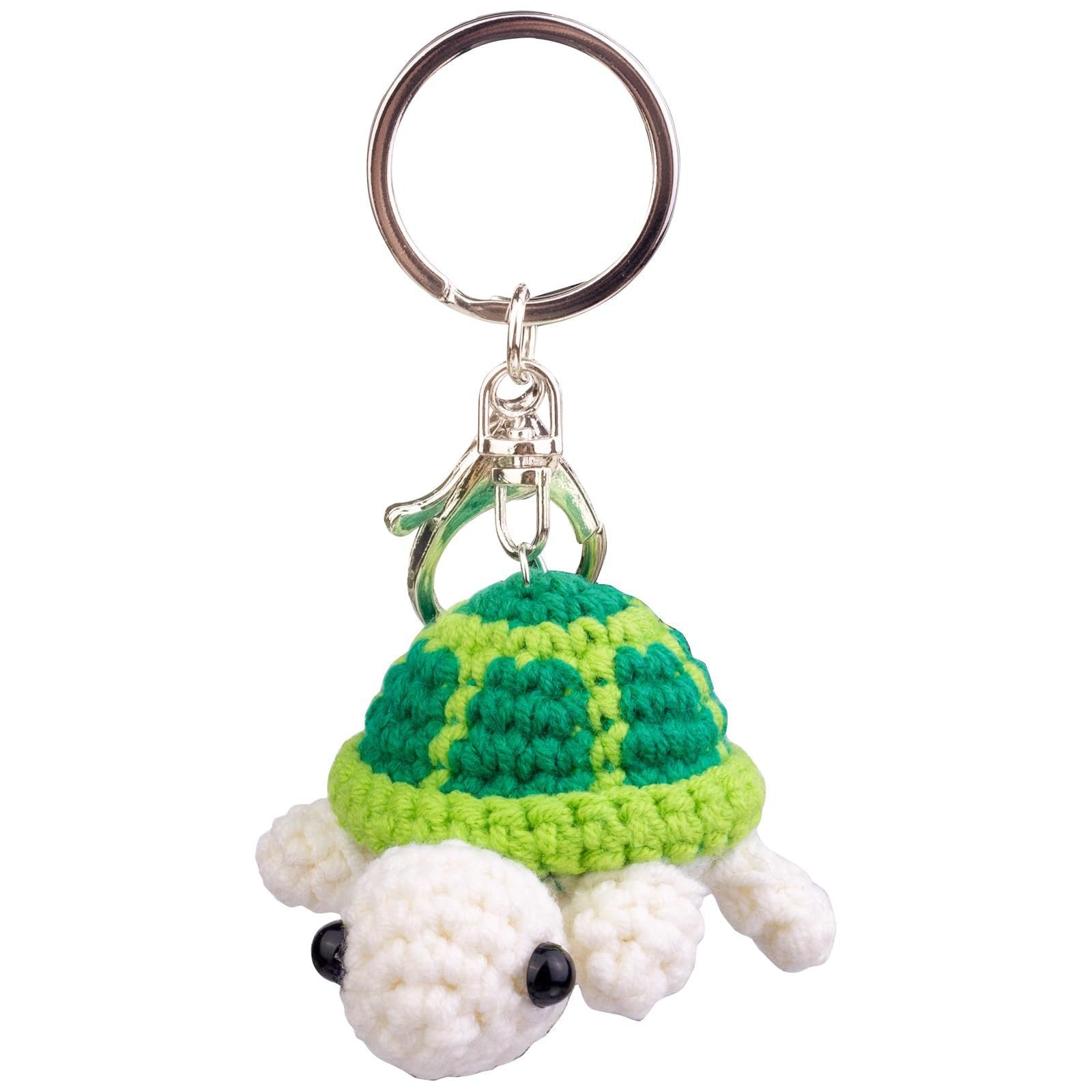 Wholesale Handmade Crocheted Yarn Cartoon Bee Keychain
