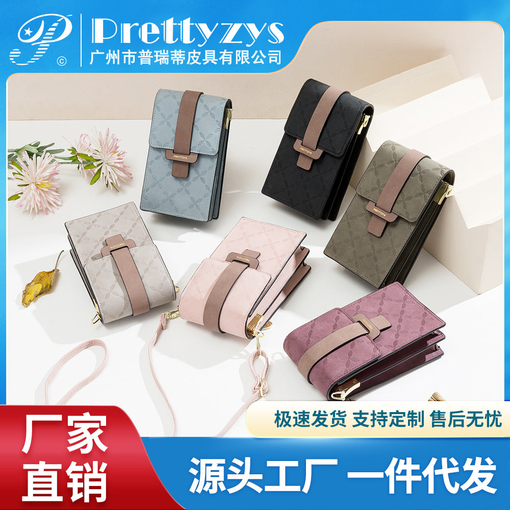 Wholesale Mini shoulder bag with vertical check buckle and detachable shoulder strap