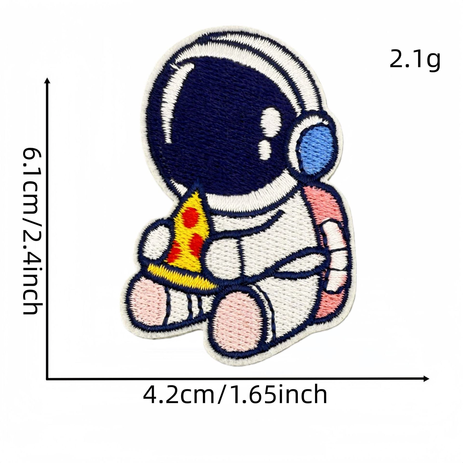 Wholesale Cute Cartoon Astronaut Embroidered Patches Space Series Self Adhesive Clothing Accessory DIY Decor Resale