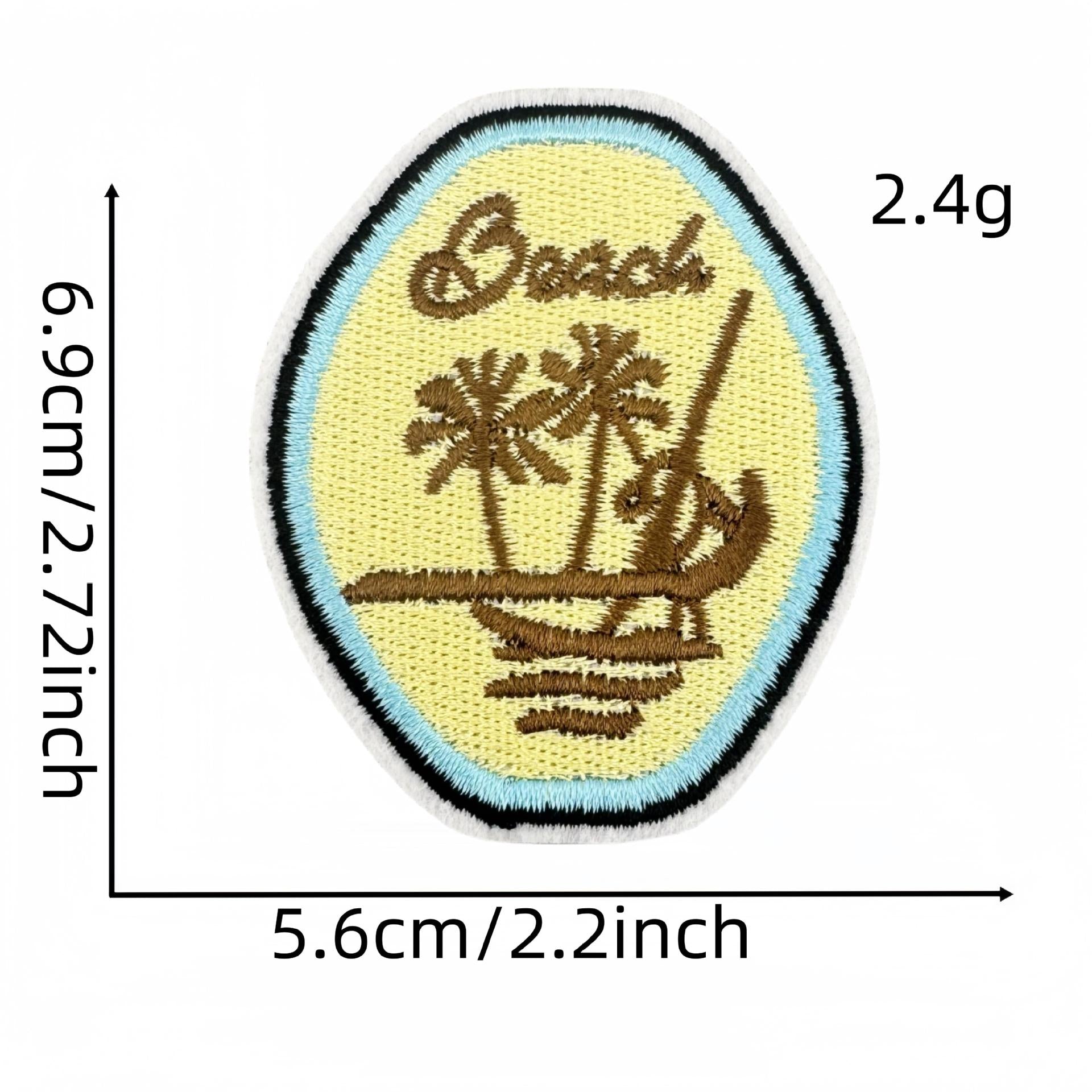 Wholesale Cartoon World Landmark Pattern Embroidery DIY Patches