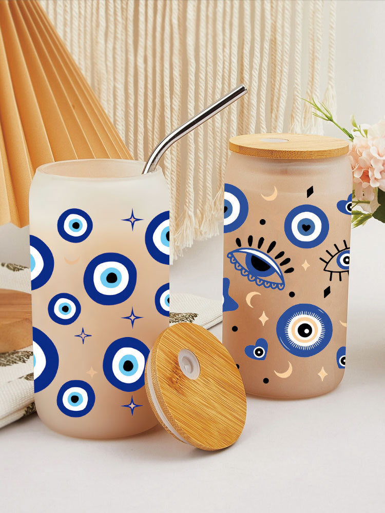 Wholesale 5pcs Cartoon printing heat transfer Cup sticking crystal logo pattern 23 cmX11cm in stock