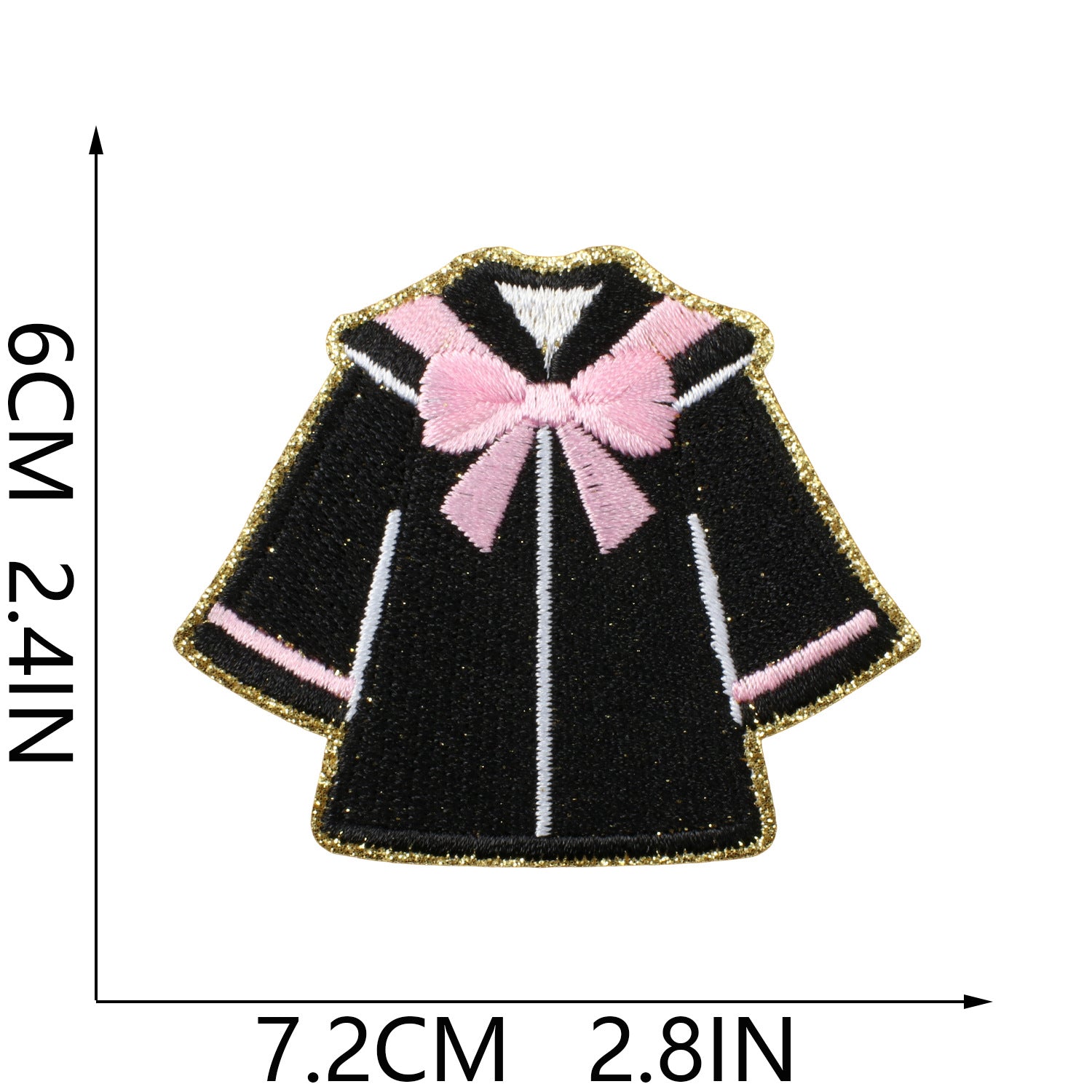 Wholesale Graduation Embroidered Patch Top Honors Future Promise Iron On Applique For Student Clothing DIY Fashion Accessory
