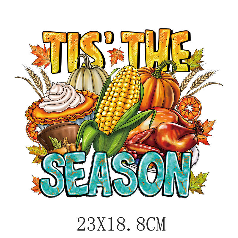 Wholesale Colorful Thanksgiving Heat Transfers   UV DTF Ready to Press Transfers Wraps