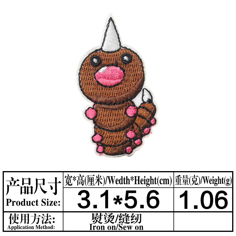 Wholesale DIY patchs Mini small cloth stickers  cartoon Puppy OLY Exclusive