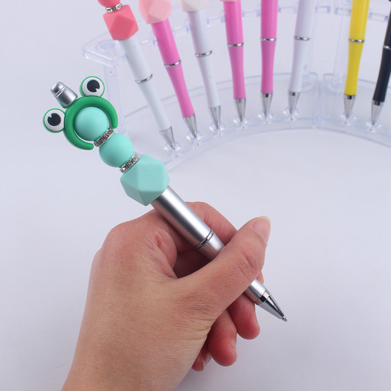 Wholesale Beaded Pens Cartoon Silicone Beaded Pen