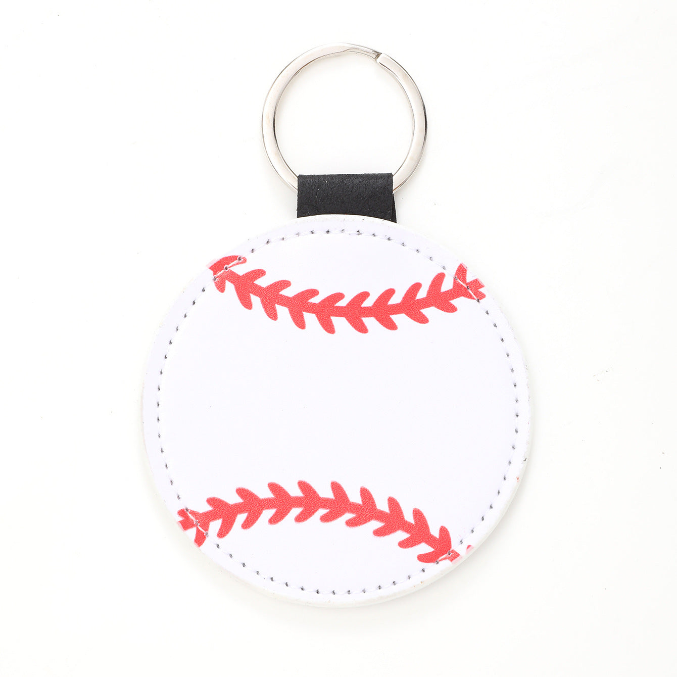 Wholesale Sports Style Baseball Football Basketball Volleyball Leather Keychain