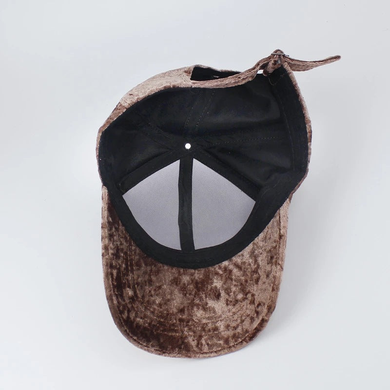 Wholesale Solid Color Suede Autumn/winter Sunshade Outdoor Candy Color Hip-hop Baseball Cap