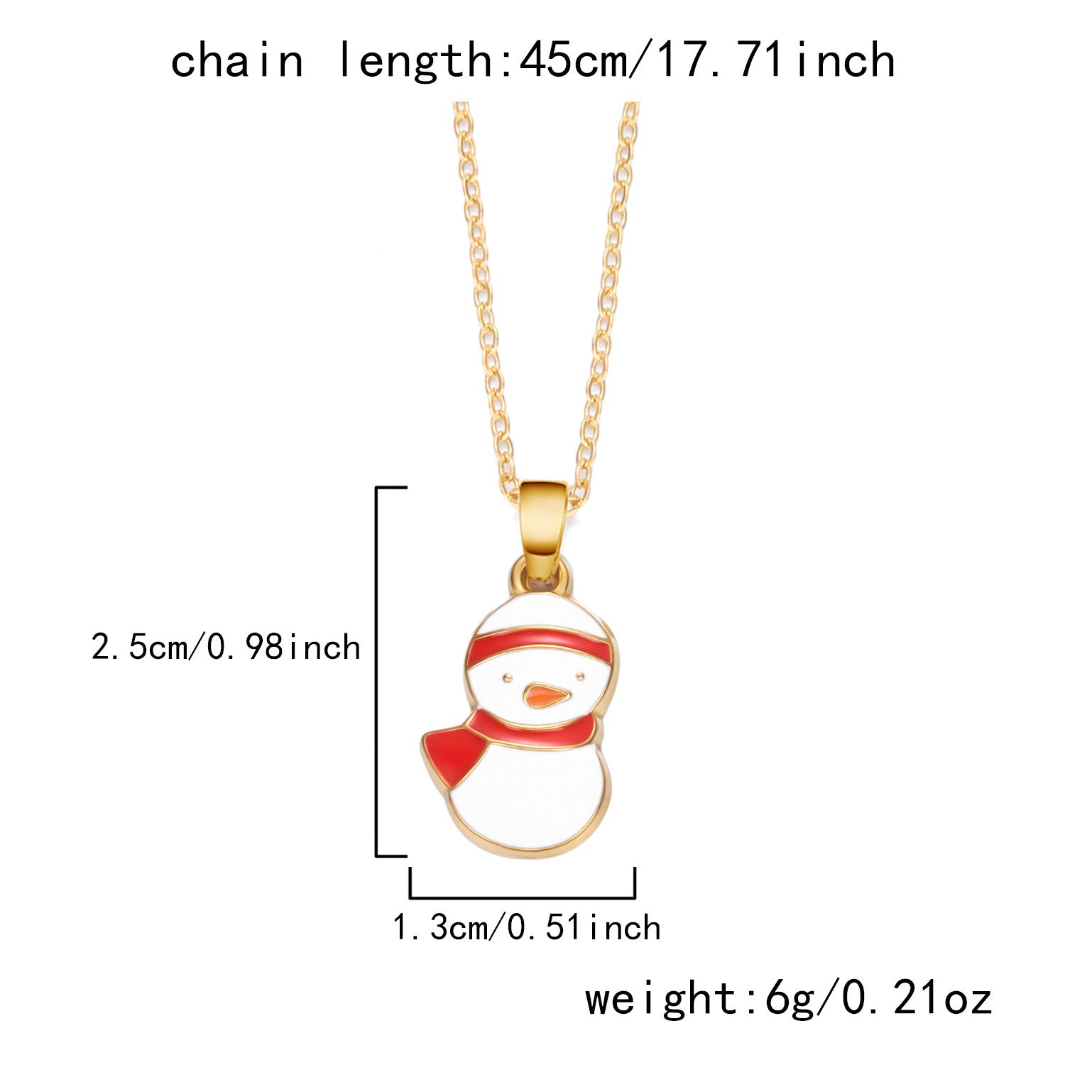 Wholesale Christmas Dopamine Colored Necklace