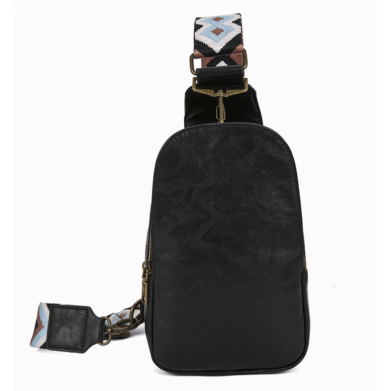 Wholesale Western Style Crossbody Chest Bag Vintage Print Waist Bag