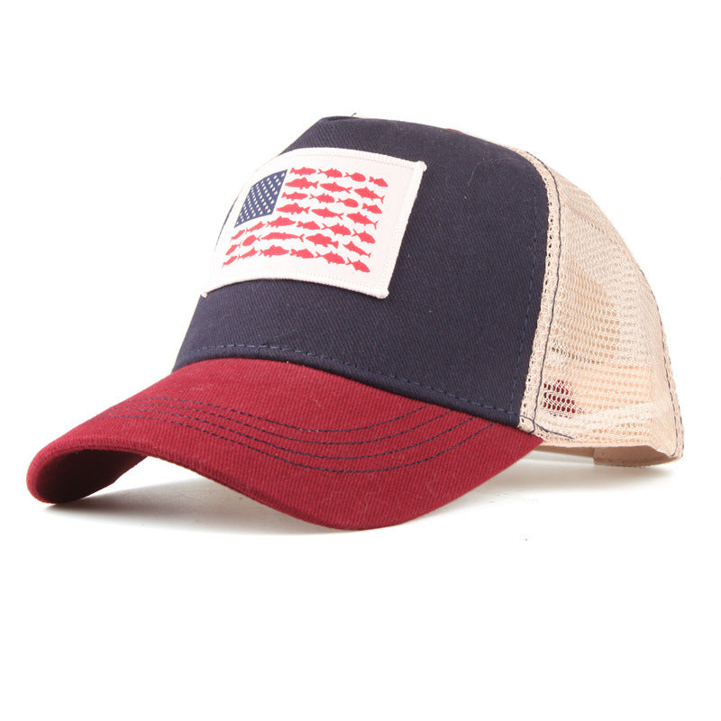 Wholesale Cotton American Flag Camouflage Baseball Cap
