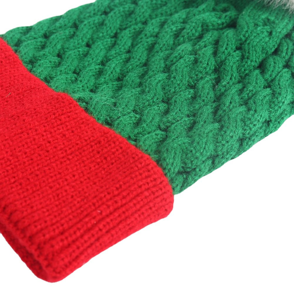 Wholesale Parent-child Christmas Hat Winter Woolen Hat Outdoor Warm Knitted Hat