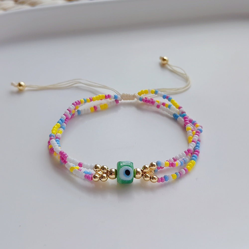 Wholesale Multi-layer Laminated MGB Beads Bracelet