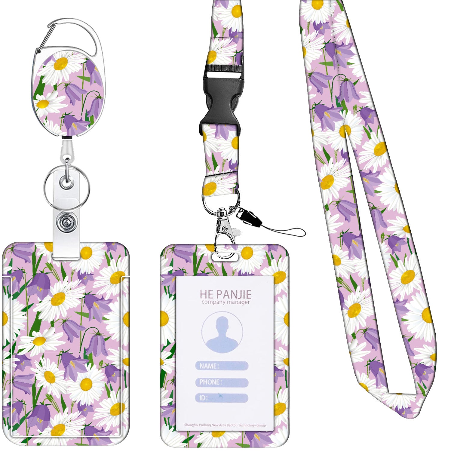 Wholesale Flower Zinc Alloy Keychain