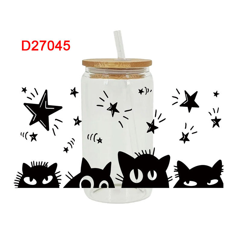 Wholesale UV Transfer Paste Glass Crystal Label Crystal Paste 16OZ UV DTF WRAPS
