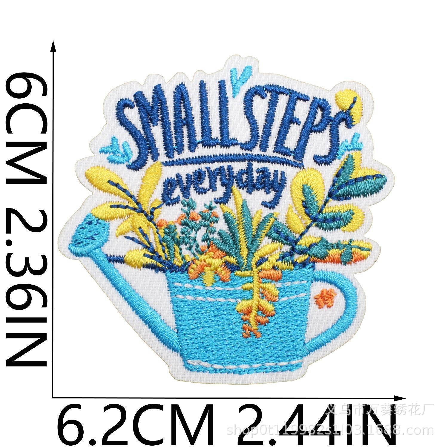 Wholesale Inspirational Embroidered Patch Alphabet Motto Clothing Decorative Accent For Resale
