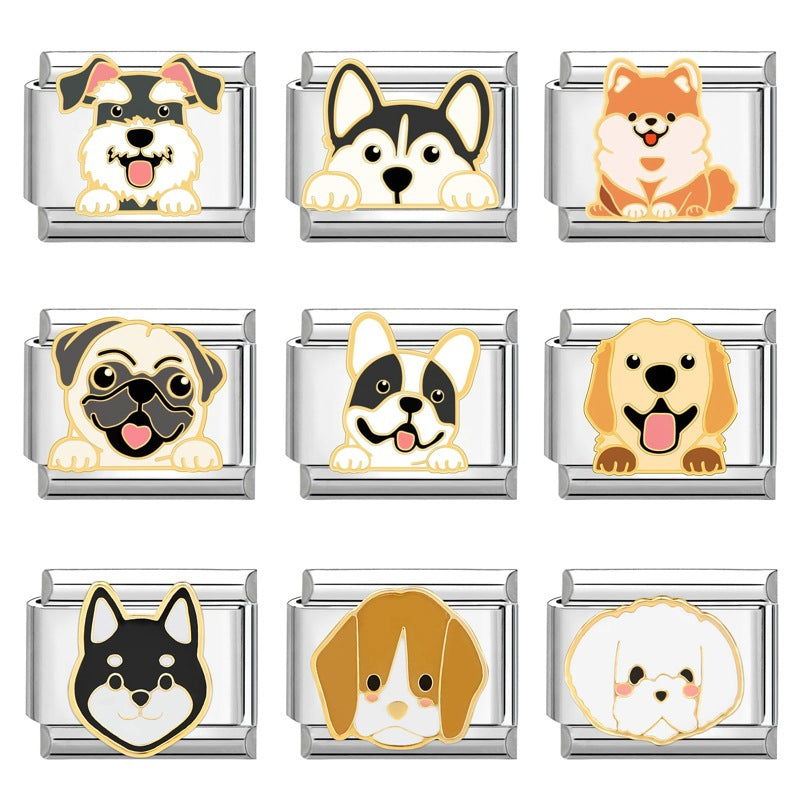 Wholesale Creative Personality Dog animal Handmade Craft Diy Pendant