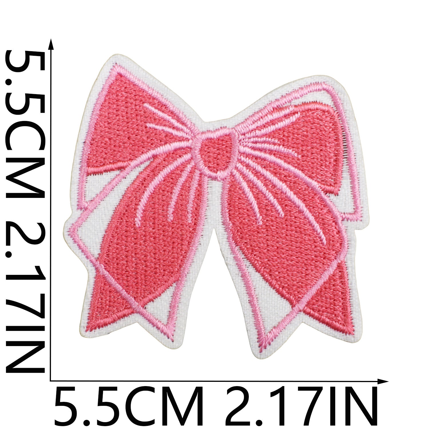 Wholesale Handmade Decorative Embroidered Cloth Sticker Bow Patch