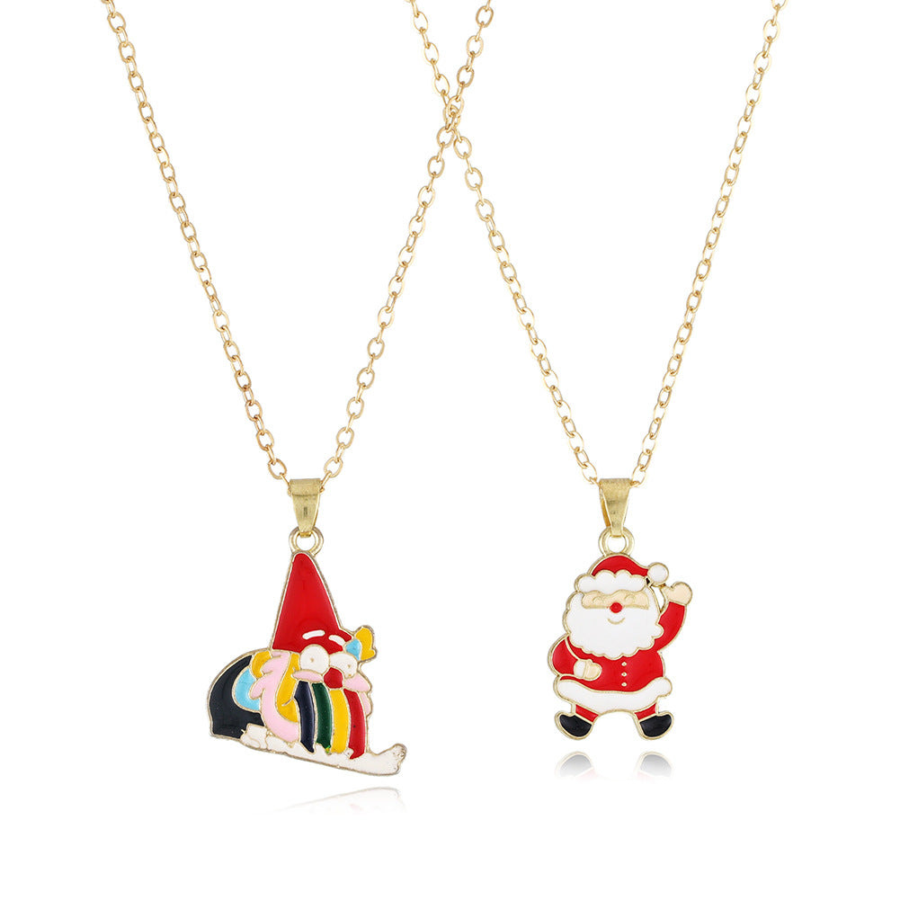 Wholesale Christmas Series Children' s Good Friend Necklace