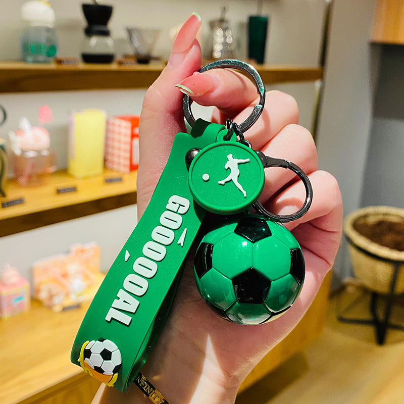 Wholesale Football World Cup Silicone Keychain