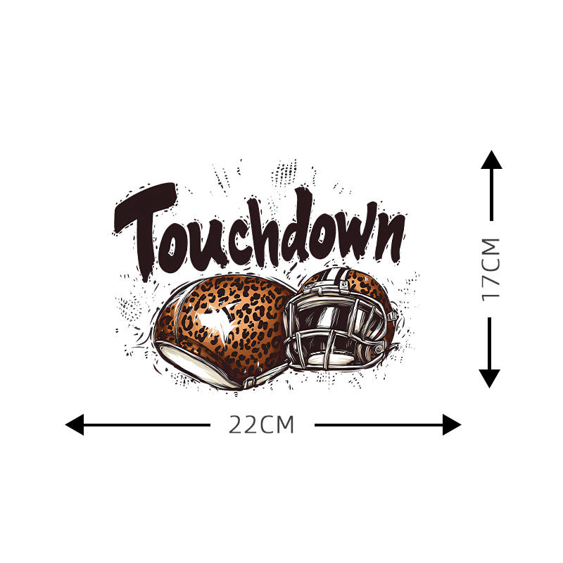 Wholesale rugby jersey UV DTF ready-to-use transfer stickers