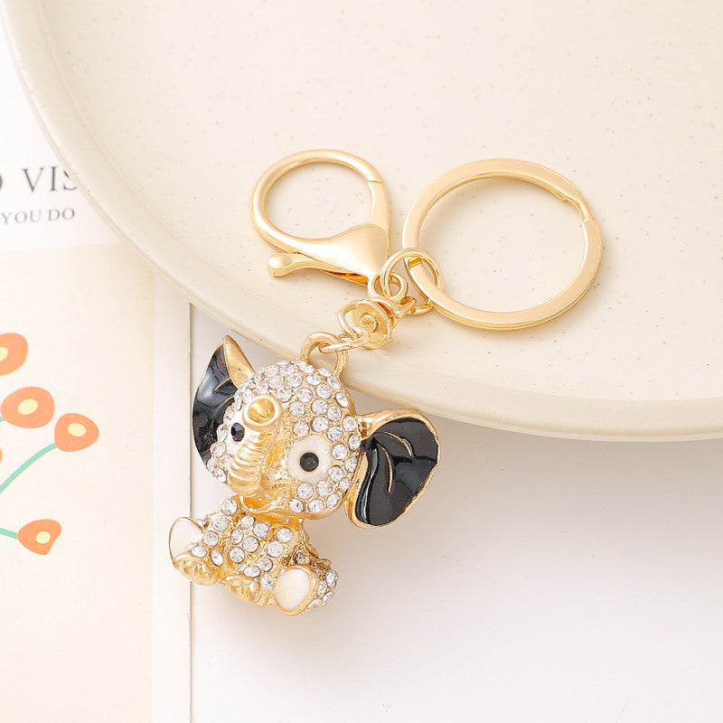 Wholesale Elephant Zinc Alloy Car Keychains