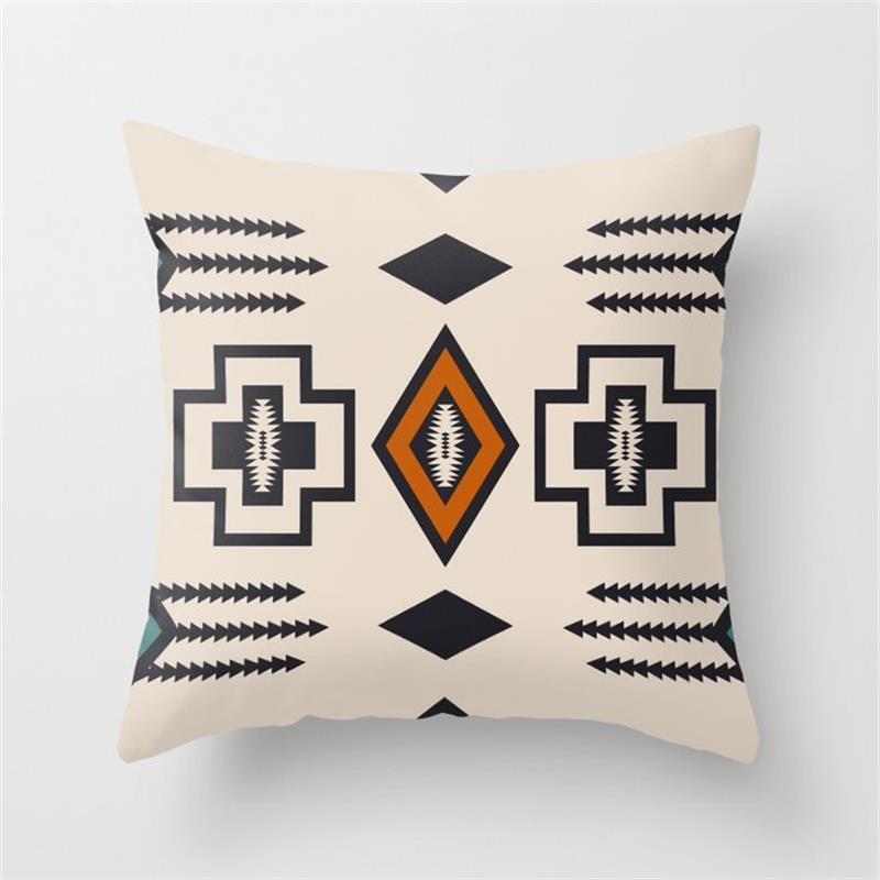 Wholesale Aztec Printed Ethnic Style Linen Pillowcases