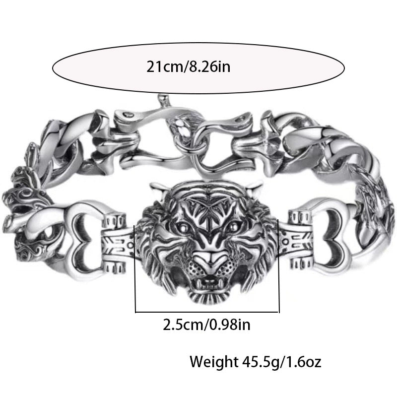 Wholesale  Retro Hip-Hop Dragon Bracelet Men's Personalized Hip-Hop Punk Totem Bracelet