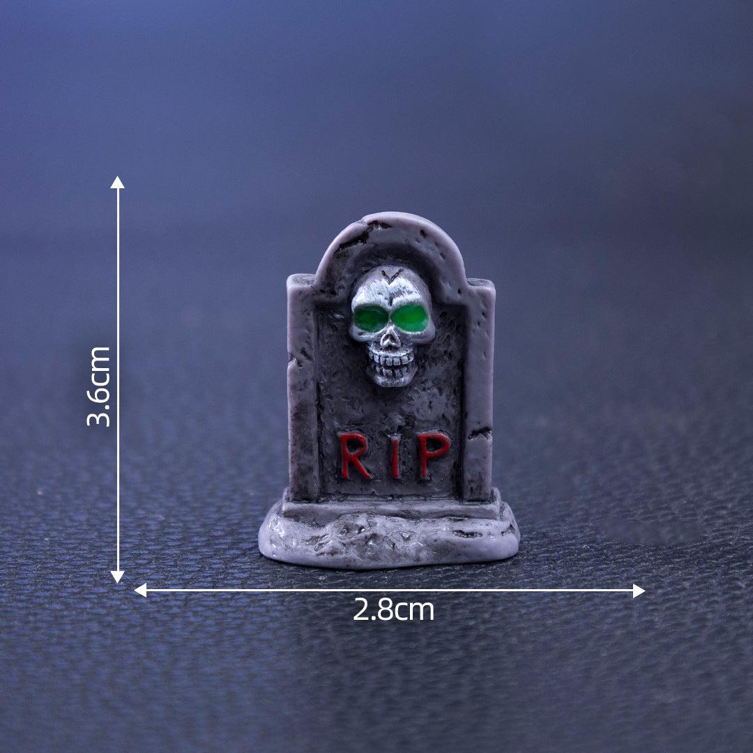 Wholesale  skull DIY decoration accessories micro landscape desktop small ornaments